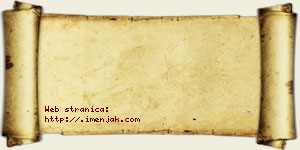 Nikolina Živić vizit kartica